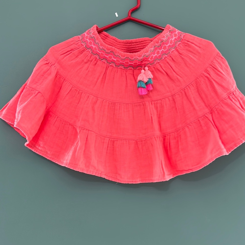 Cat & Jack coral bohemian skirt